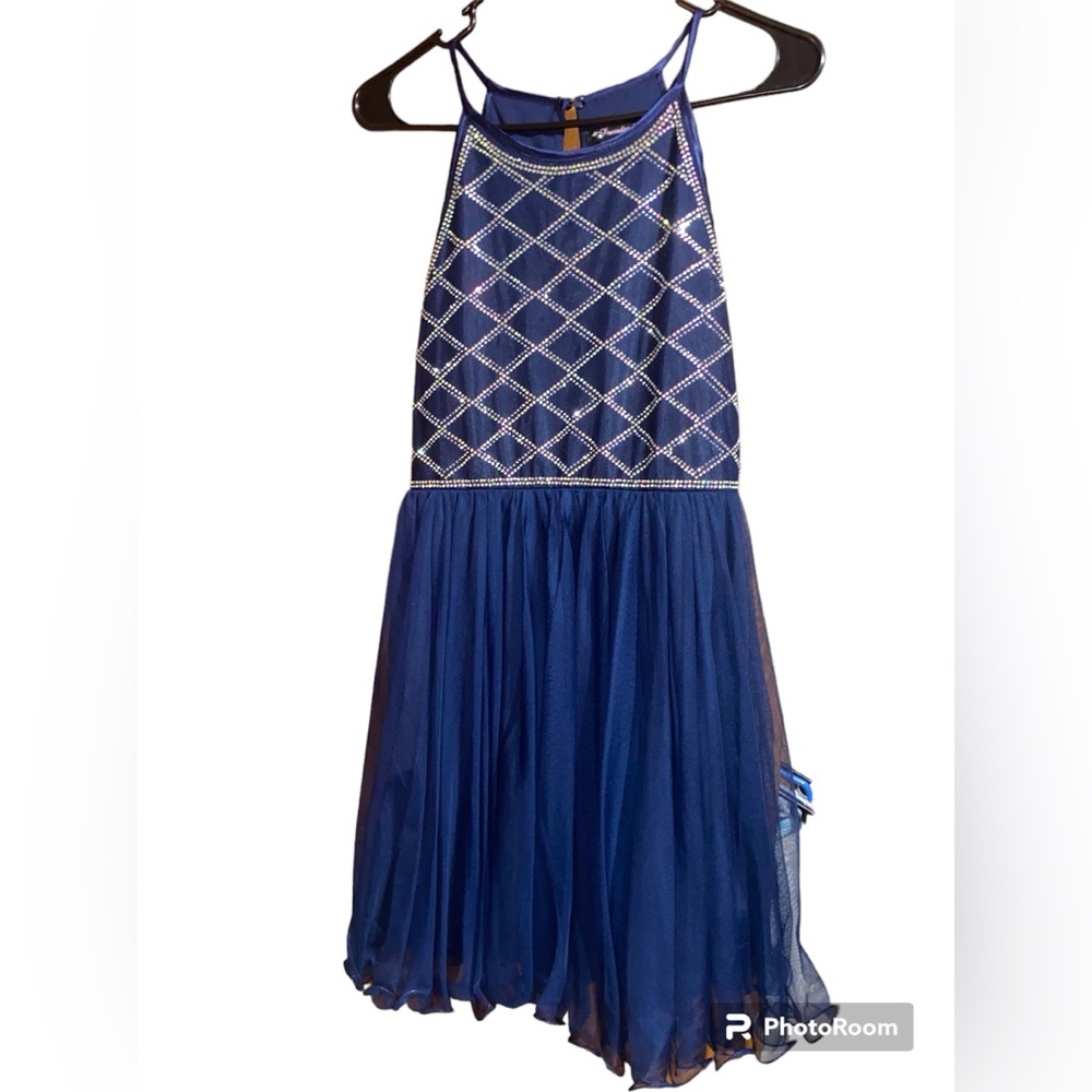 NWOT Xtraordinary Girls' Halter Neck Fit and Flare Party Dress Size 16